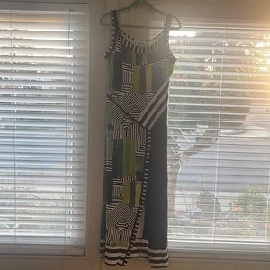 Joseph Ribkoff Multicolor Geometric Maxi Dress